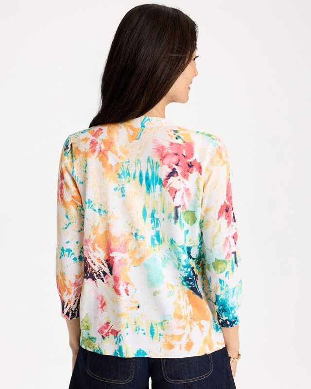 Printed Summer Romance Cardigan - image 3